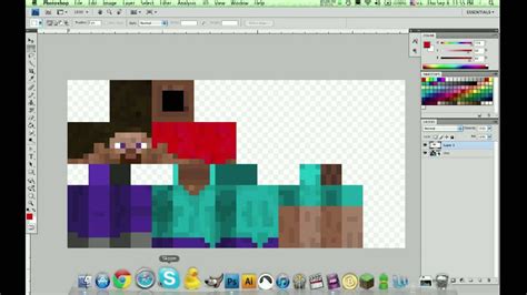 Minecraft Skin Texture Tutorial - YouTube