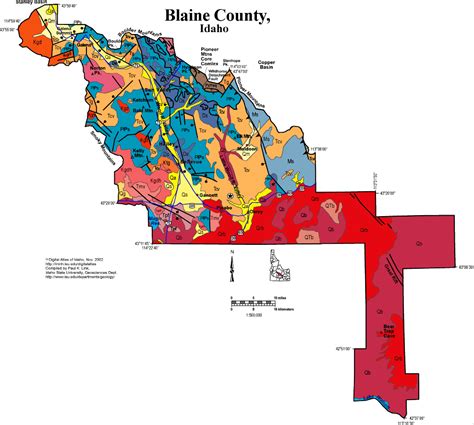 Blaine County Idaho Map - Zorah Kiersten