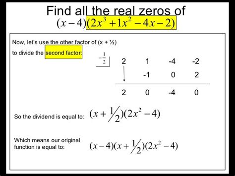 Finding All Real Zeros Of A Polynomial With Examples