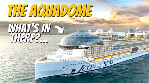 The AquaDome - Icon of the Seas Brand New Neighborhood