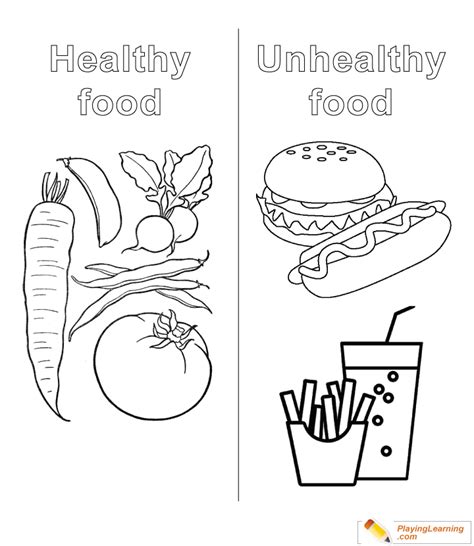 34+ Healthy Food Vs Junk Food Drawing Pics