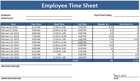 How To Make A Timesheet For Employees In Excel Timesheet Template ...