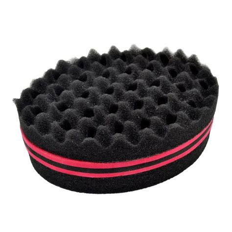 10pcs Hair Twist Sponge Brush Black Men Hair Curler Magic Curler Short ...