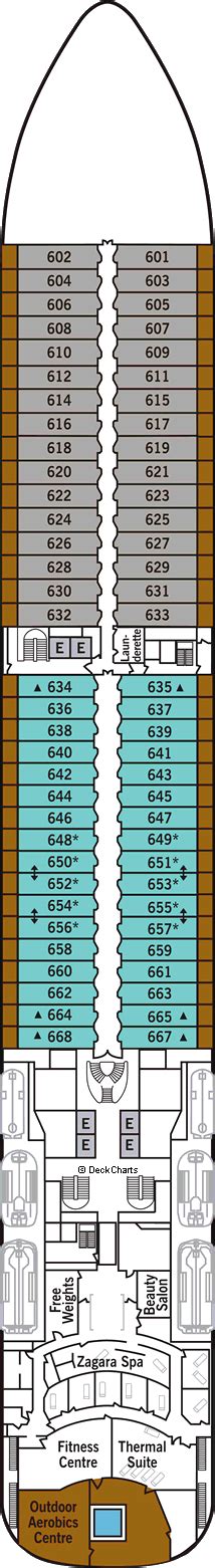 Silversea Silver Spirit Deck Plans: Ship Layout, Staterooms & Map ...