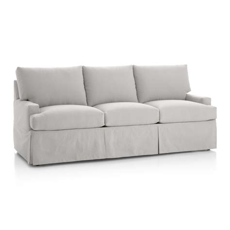 Slipcover Only for Willow Modern Slipcovered Sofa + Reviews | Crate and ...