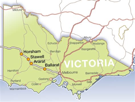 Ballarat Map - Australia