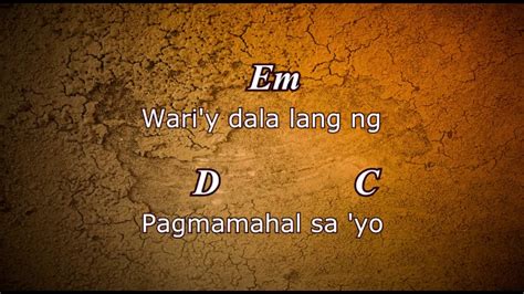 Kathang Isip by Ben Ben lyrics and chords Chords - Chordify