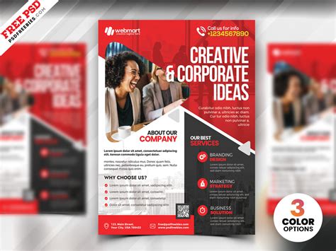 A4 Corporate Flyer PSD Template | PSDFreebies.com