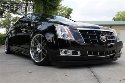 Wheel Offset 2011 Cadillac Cts Coupe Nearly Flush Dropped 3" Custom Rims