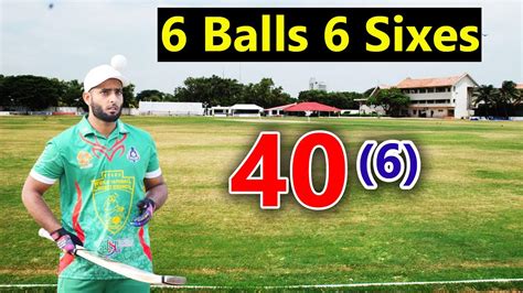 40 Runs Make Just 6 Balls , 6 Balls 6 Sixes in The History of Cricket ...