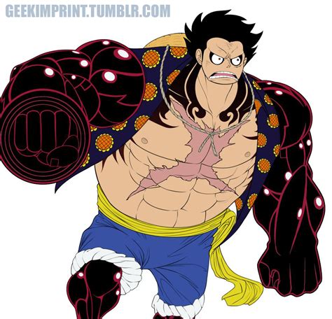 Boundman: Gear Fourth Luffy (WIP) by steviedw on DeviantArt