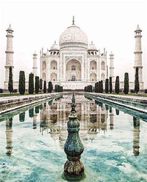 Symmetry and reflections Taj Mahal India. Photo by @bskphoto | Cool ...