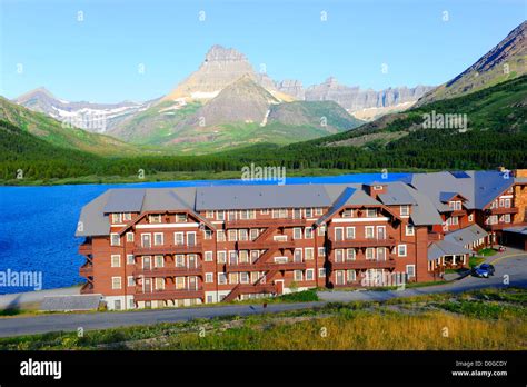 Many Glacier Hotel Glacier National Park Montana MT US Stock Photo - Alamy