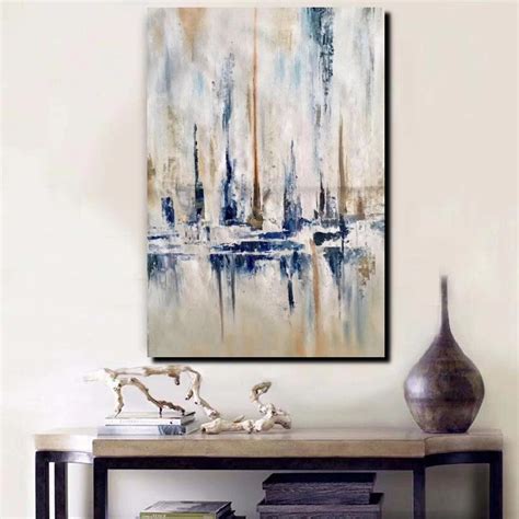 Abstract Sail Boat Painting, Large Wall Art for Living Room, Acrylic C ...