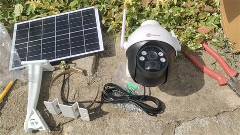 Solar camera unboxing and complete installation - YouTube