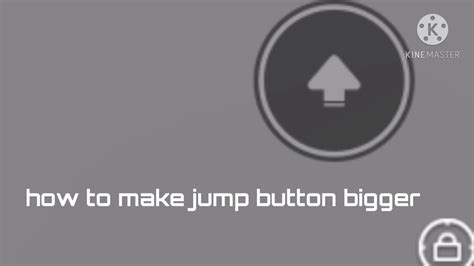 how to make jump button bigger In roblox - YouTube