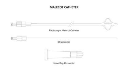 Malecot Nephrostomy Drainage Catheter in India - Surgimedex.in