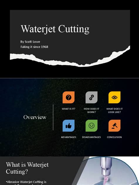 Waterjet Cutting Presentation | PDF