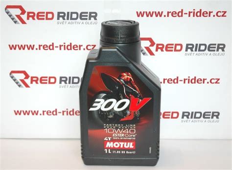 MOTUL 300V 4T FACTORY LINE 10W-40, 1L | Red Rider