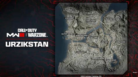 Warzone Urzikstan map POIs – All 11 points of interest