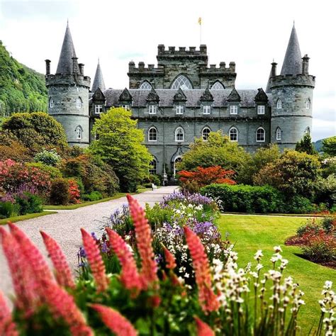 Inveraray Castle gardens in bloom!🌷 Did YOU know this iconic Scottish ...