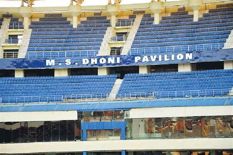 Dhoni gets a permanent place in Ranchi cricket stadium - InsideSport