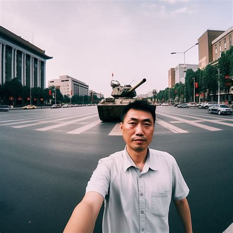 AI Image of Tiananmen Square's Tank Man Rises to the Top of Google ...