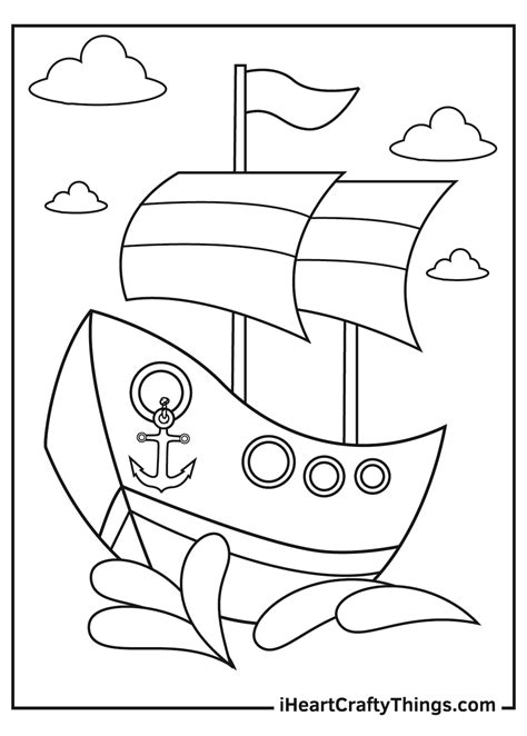 Ships And Boats Coloring Pages (Updated 2021)