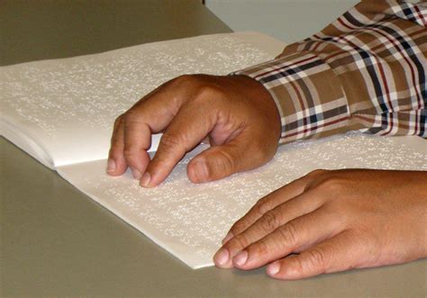 Reading Braille | Society For The Blind