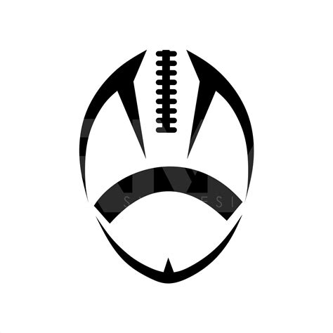 Football Outline SVG Cut File American Football Custom - Etsy