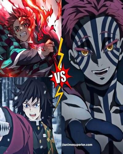 Akaza vs Tanjiro