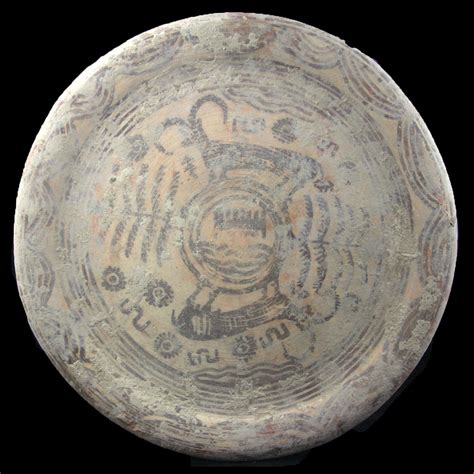 Indian and Himalayan : An Indus Valley pottery vessel lid