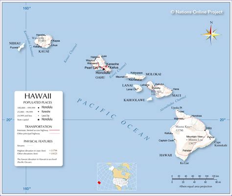 Map Hawaii Islands Map - Best Map of Middle Earth