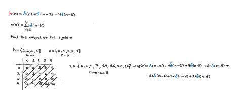 Discrete convolution tabular method - Signal Processing Stack Exchange