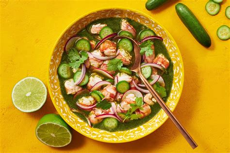 Aguachile Shrimp Ceviche with One Sweet® Cucumbers - SUNSET Grown. All ...