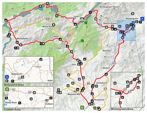 Map – Nelson Scenic Loop