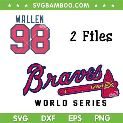 98 Braves Song SVG PNG