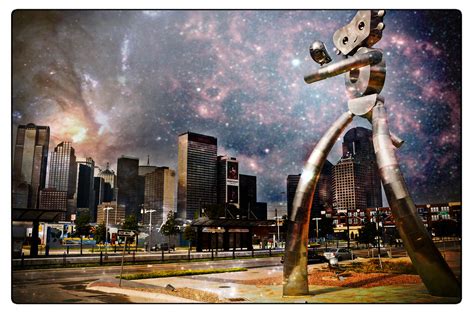 Traveling Man Sculpture Dallas Texas Deep Ellum Landmark O… | Flickr