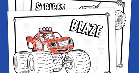 42 blaze monster truck printable coloring pages - Kids and Preschool ...