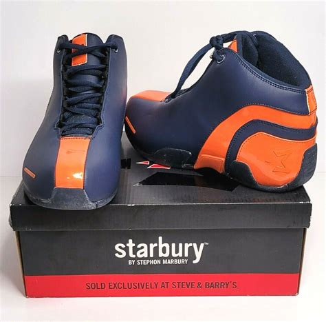 Starbury Team By Stephon Marbury Hightops Mens Shoes 6 1/2 Navy Blue ...