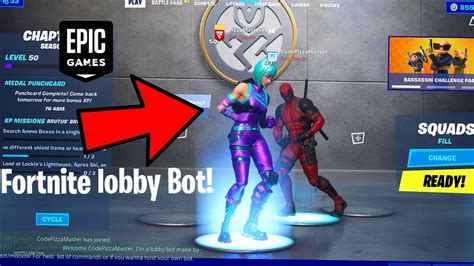 Fortnite lobby bot commands