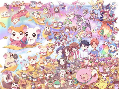 Hamtaro Anime 4K Ultra HD Wallpaper by にゃー