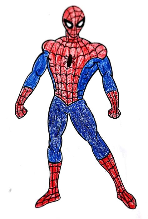 how to draw a spider man - Rosalyn Espinal