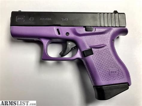 ARMSLIST - For Sale: Purple Glock 43