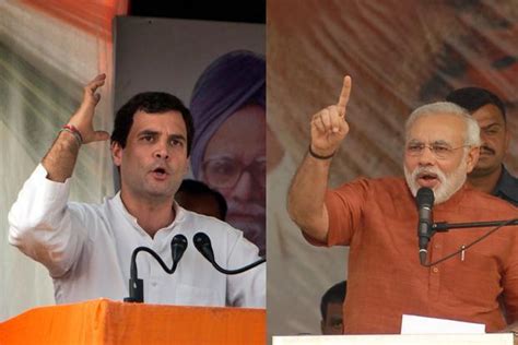 Narendra Modi vs Rahul Gandhi, in speeches