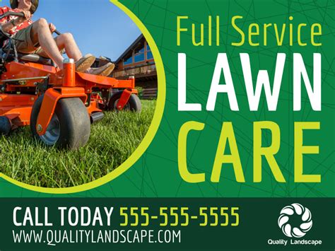 Service Lawn Care Yard Sign Template | MyCreativeShop