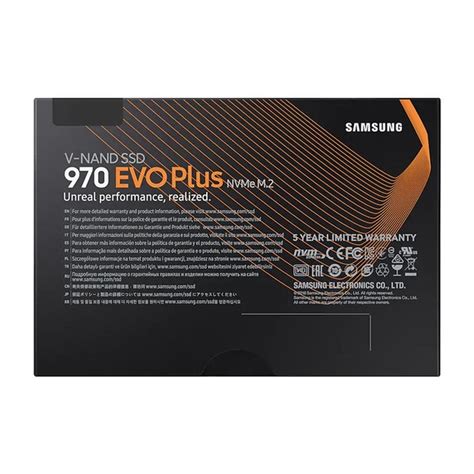 Samsung 970 EVO Plus SSD 2TB M.2 NVMe Internal Solid State Drive with V ...