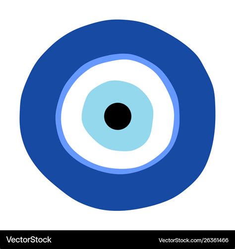 Greek evil eye symbol protection Royalty Free Vector Image