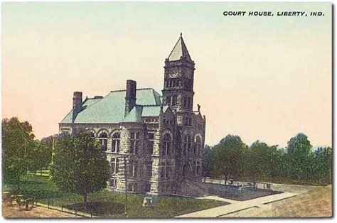 Court House, Liberty, Indiana | 1909 postmarked postcard vie… | Flickr