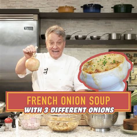 Recipe For An Easy Beautiful Onion Soup 🧅 - Chef Jean-Pierre | French ...